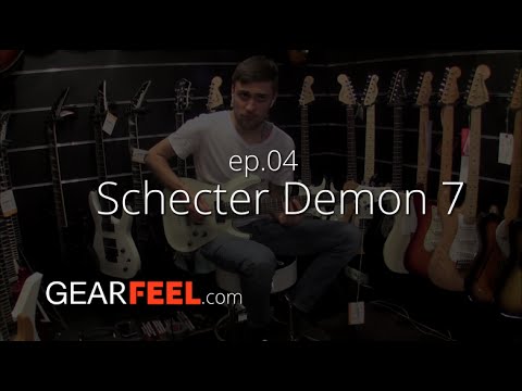 Schecter Demon 7  White image 6