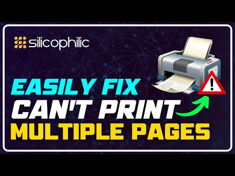 FIX Printer Only Prints One Page At A Time || Print Multiple Pages [Windows 11/10]