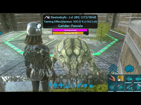 HOW TO TAME BEELZEBUFO(FROG) LEVEL-285|ARK|EP-53