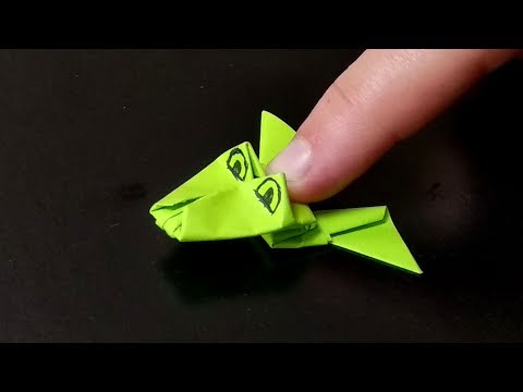 How to make an Origami Frog that jumps very far