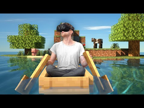 24h in Minecraft VR |  self-experiment