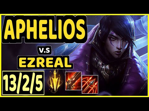 DUDSTHEBOY (APHELIOS) vs EZREAL - 13/2/5 KDA BOTTOM ADC GAMEPLAY - BR Ranked MASTER
