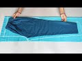 Pant Trouser Cutting And Stitching कपड़े पे Pant रखके Pant की Cutting And 