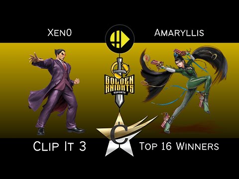 Clip It 3 Top 16 Winners - Xen0 (Kazuya) vs Amaryllis (Bayonetta) Smash Ultimate - SSBU