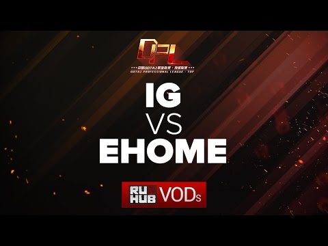 iG vs EHOME, DPL Season 2, game 1