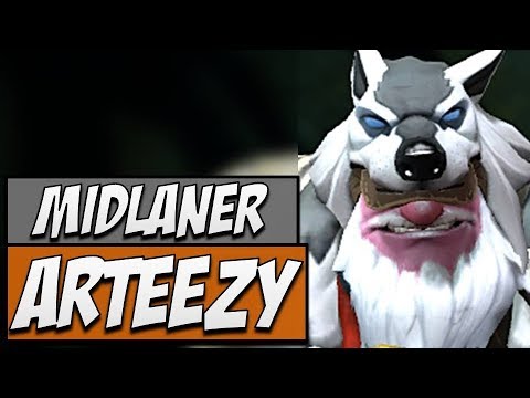 EG.Arteezy Sniper - 7791 MMR | Dota Gameplay 7.14