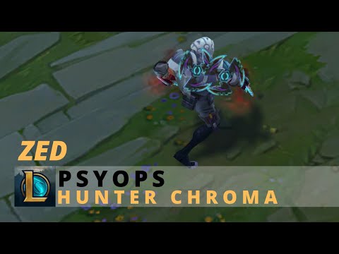 PsyOps Zed Hunter Chroma -  League Of Legends