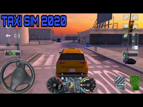 Taxi sim 2020 Luxury city car driver game ||car game android 3D city drive||