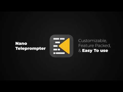 Nano Teleprompter Video