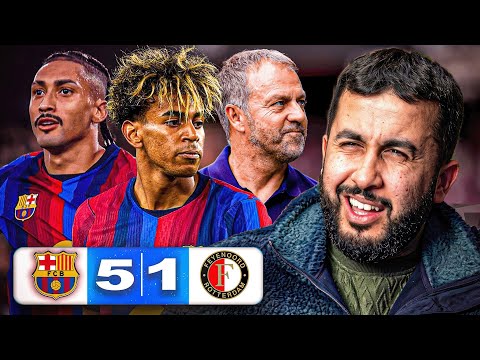BRO 5 GOALS AGAIN.. | BARCELONA 5-1 FEYENOORD! 