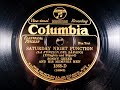 SATURDAY NIGHT FUNCTION by Sonny Greer and his Memphis Men 1929