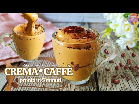 CREMA di CAFFÈ all’acqua ☕️ cremosa e facile da fare - PRONTA IN CINQUE MINUTI ⏰