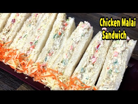 Chicken Malai Sandwich By Yasmin’s Cooking Video