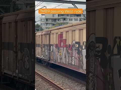 SCT logistics 7MB9 #nswtrainlink #train #sydneytrains #railway #nswtransport #nswtrains