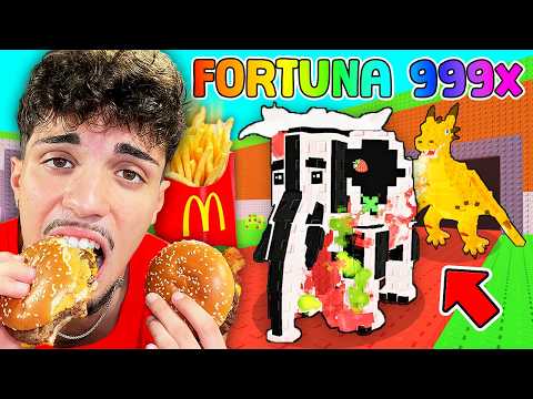 MANGIO UN PANINO DEL MC DONALD's PER OGNI BRAINROT SECRET CHE TROVO CON LA FORTUNA 999x..