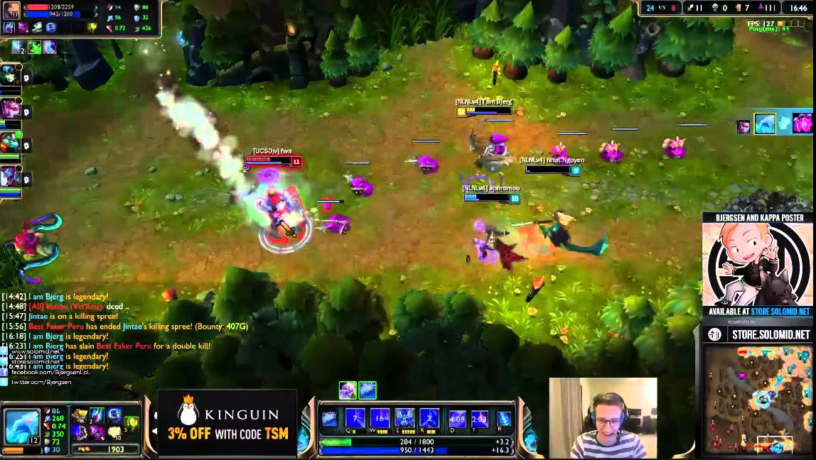 Liên Minh Huyền Thoại: Bjergsen cầm Anivia chuẩn không cần chỉnh