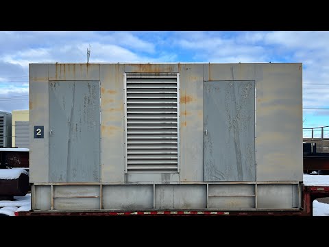 Cummins DFLC 1250 kW diesel generator.  Cummins KTA50-G3 engine, 755 Hrs, Yr 1999 - CSDG # 4652