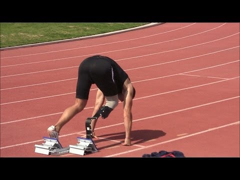 Amputee Runner 400 Meter Race FAST - @Cal State Fulleron
