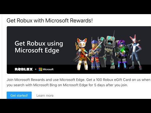 How To Get ROBUX using MICROSOFT REWARDS + FREE virtual ITEM!(read desc)