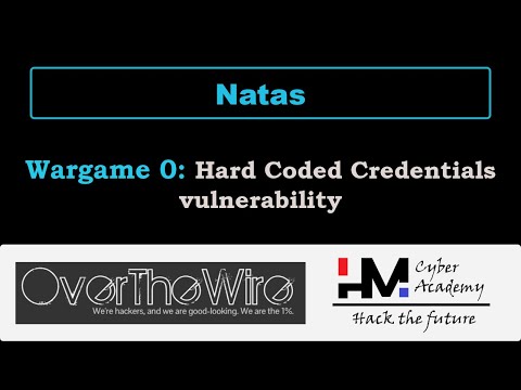 Natas 0 | Hard Coded Credentials vulnerability | OverTheWire Wargames