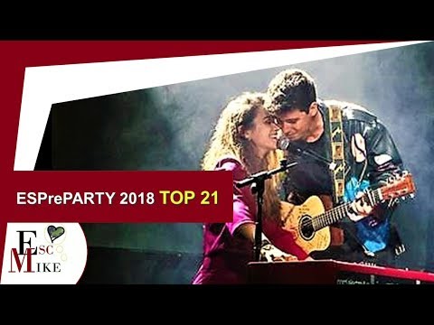 Eurovision Spain Pre-party 2018 - My top 21