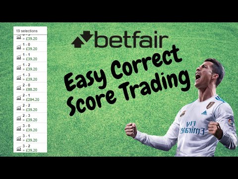 Betfair Easy Correct Score Trading, sports trader mick sports trading