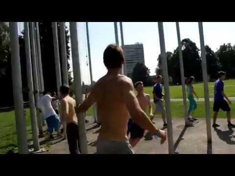 Parkour meeting Banská Bystrica 2014 zaujal nielen skokmi