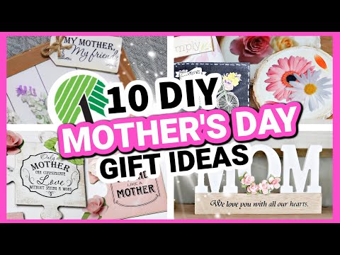 DIY MOTHER'S DAY GIFTS (Easy but Impressive!) | 10 Dollar Tree DIY Mother's Day Gift Ideas 2021