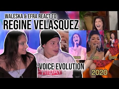 Waleska & Efra react Regine Velasquez Years When Her Voice CHANGED | REACTION
