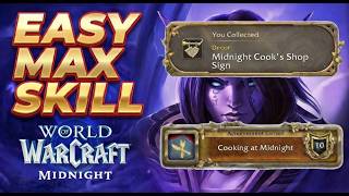 Do This in WoW Midnight NOW: Max Cooking 100 (Mostly AFK!)