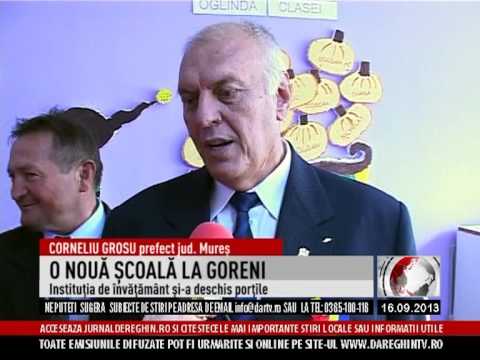 O NOUĂ ŞCOALĂ LA GORENI (2013 09 16)