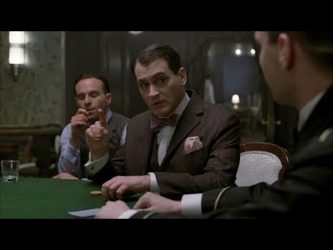 Boardwalk Empire season 4 - Meyer Lansky pulls Arnold Rothstein from the poker table