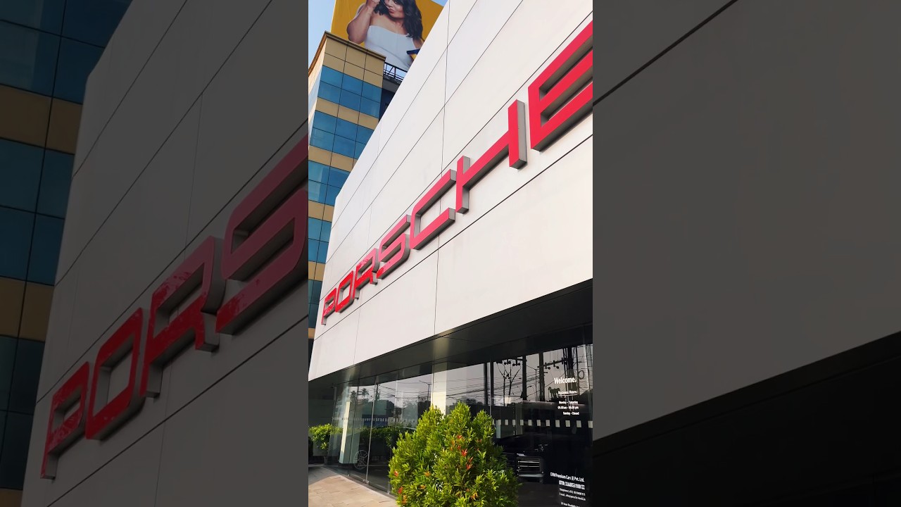 Visiting Porsche Showroom🏎️⚡️FULL VIDEO ON YOUTUBE #porsche #porsche911 #luxury #automobile #edit