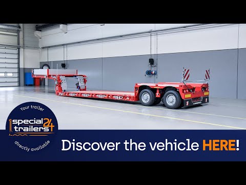 Faymonville - MegaMAX extendable low loader w/ 2 pendular axles & vessel bridge loading platform