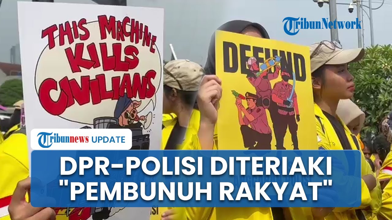 Ribuan Mahasiswa Teriaki DPR dan Polisi saat Tagih "17+8 Tuntutan Rakyat": Huuu, Pembunuh Rakyat