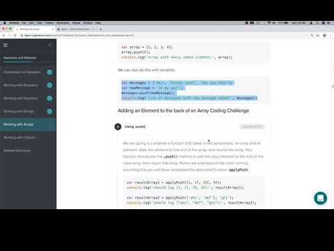 Module 0 Operators And Methods Arrays Part 6
