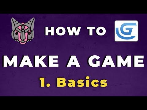How To Make A Game with GDevelop - Basics (E01)