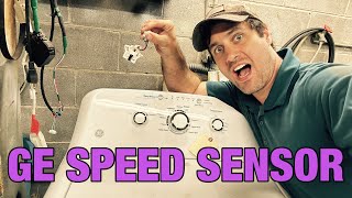 GE washer won't spin and leaves clothes wet | Check codes | Bad speed sensor wh03x32158