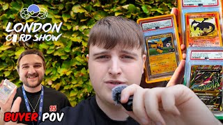 I TRADED over £5000 worth of Pokémon Cards as a BUYER?! | BUYER POV | London Card Show 2025