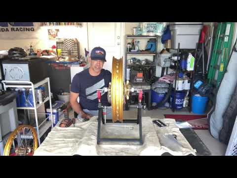 KX250 Bike Build DUBYA Wheel facility tour