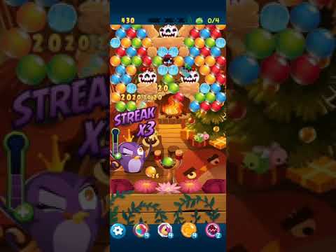 Angry birds pop bubble shooter level 445 NO BOOSTERS #angrybirdspopbubbleshooter