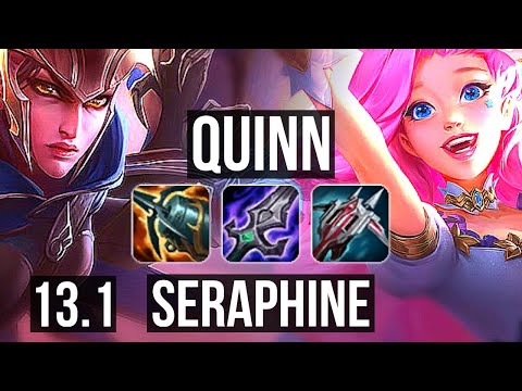 QUINN vs SERAPHINE (MID) | 4.2M mastery, 700+ games, Legendary, 13/3/4 | EUW Master | 13.1