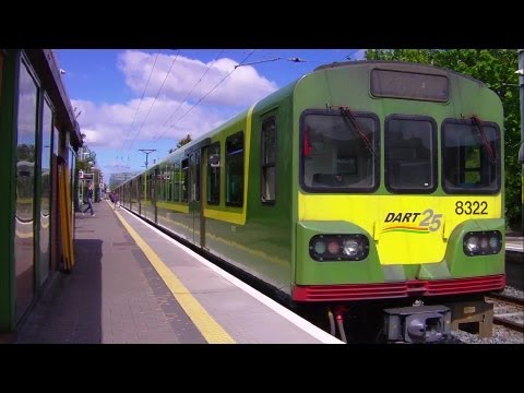 Dart Train number 8322 - Sandymount Station, Dublin