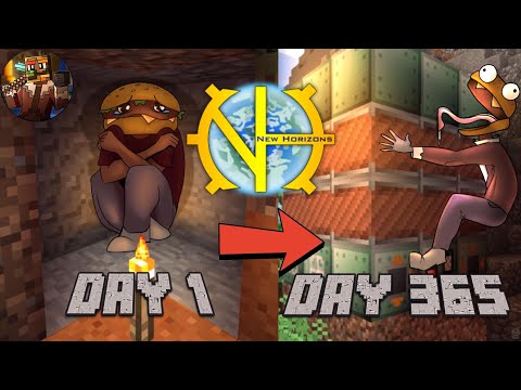 I Survived 365 DAYS in Minecraft's HARDEST Modpack // Gregtech: New Horizons