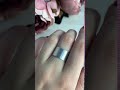 Silver ring without stones