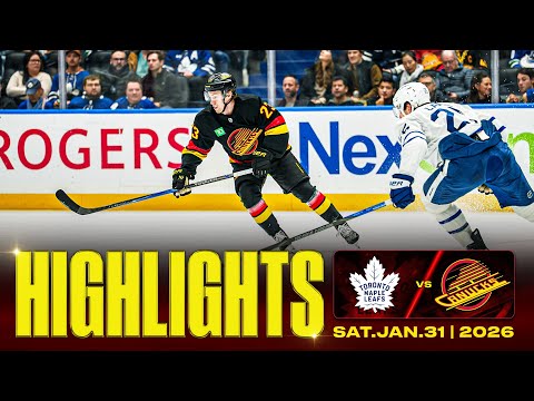 Game in 10 | Vancouver Canucks vs. Toronto Maple Leafs (Jan 31, 2026)