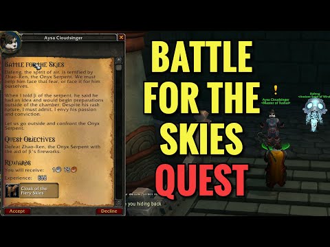 Battle For The Skies Quest (WoW MOP)