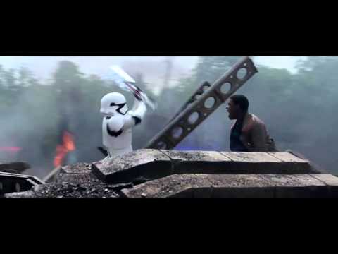 Star Wars The Force Awakens: Finn vs TR-8R Full Scene 1080p