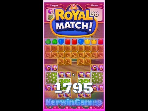 Royal Match Level 1795 - Hard Level - No Boosters Gameplay