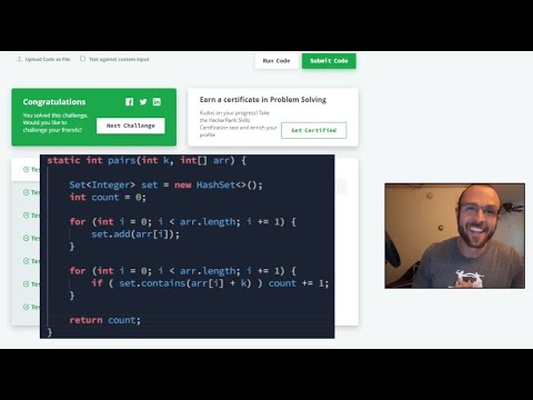 Pairs Hackerrank Java Solution